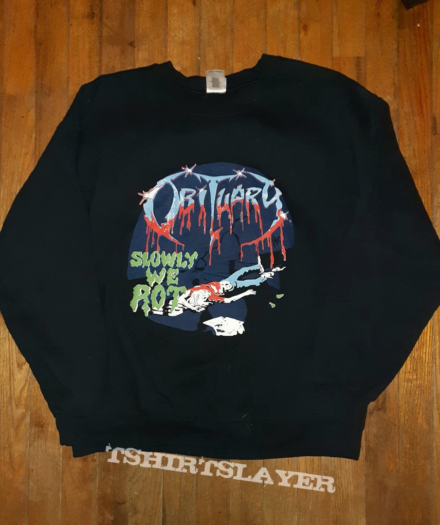 Obituary - slowly we rot weird sweater 