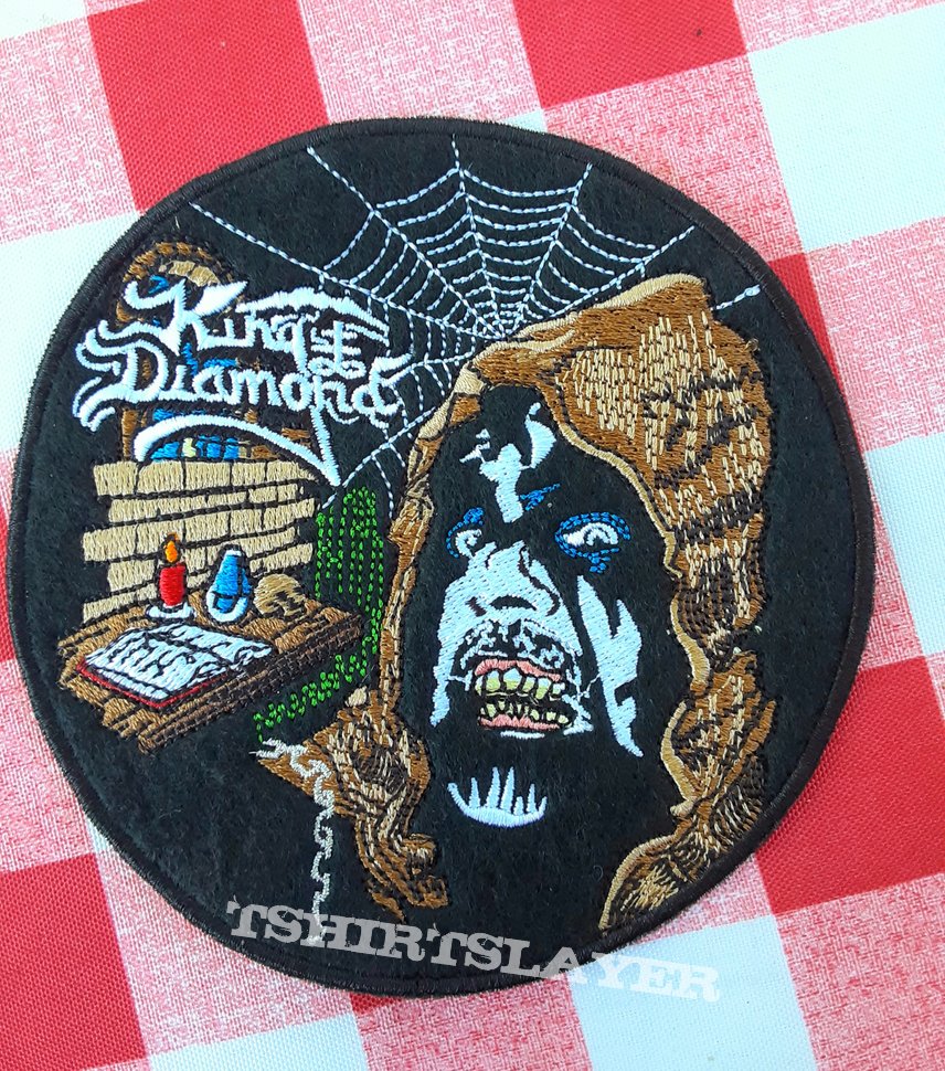 King diamond - dark sides embroidered felt patch