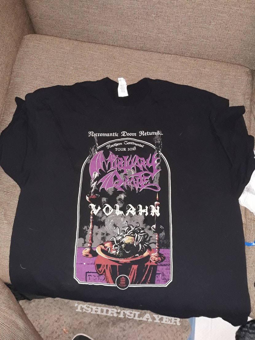 Mortuary Drape/Volahn tour shirt