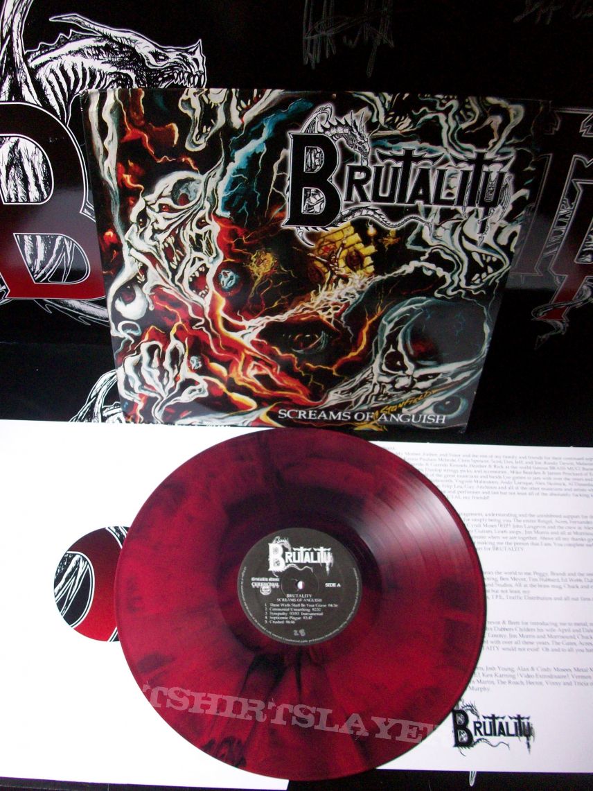 BRUTALITY - &quot;Screams Of Anguish&quot; vinyl 12&quot;