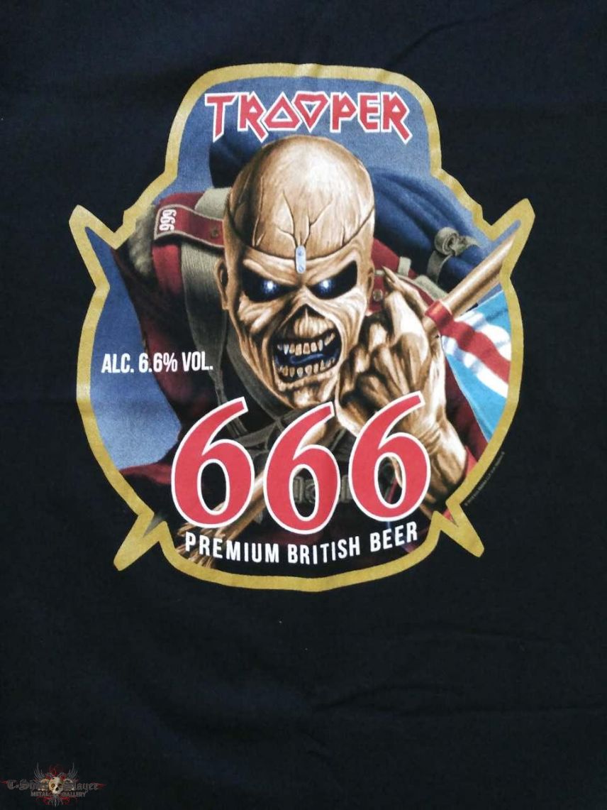 Iron Maiden-Trooper666 beer Tshirt