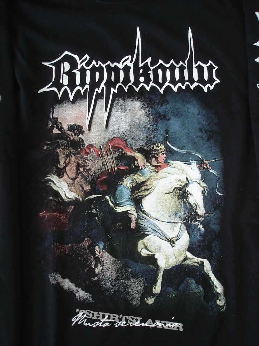 Limited Rippikoulu Encyclopaedia Metallum Band Mens T shirt Black Size S  5XL