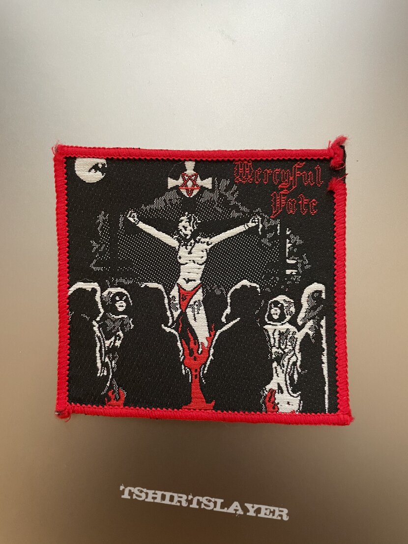 Mercyful fate red border patch 