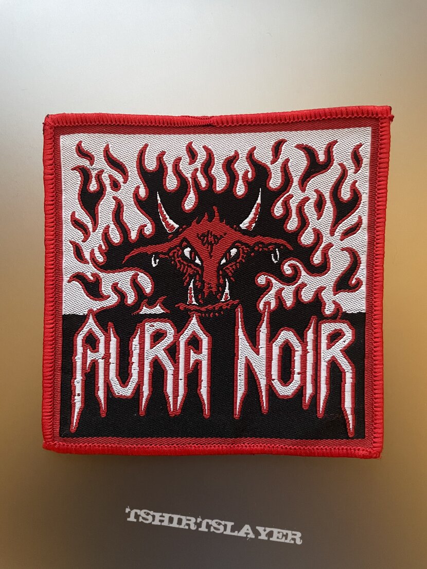 Aura noir woven patch 