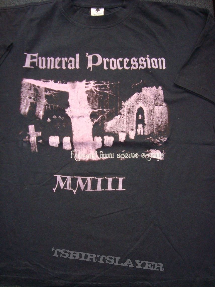 T-shirt Funeral Procession tour 2003 - Pantheist, Skepticism 