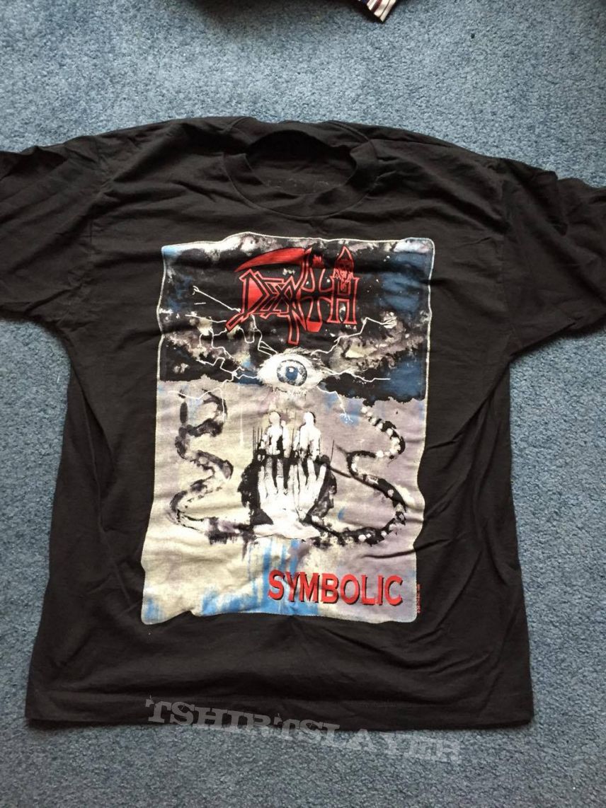 Death Symbolic Tour Shirt | TShirtSlayer TShirt and BattleJacket Gallery