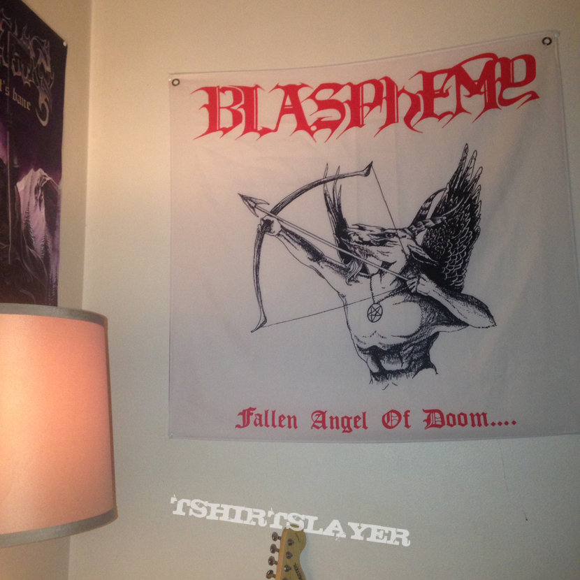 Blasphemy - Fallen Angel Of Doom Flag