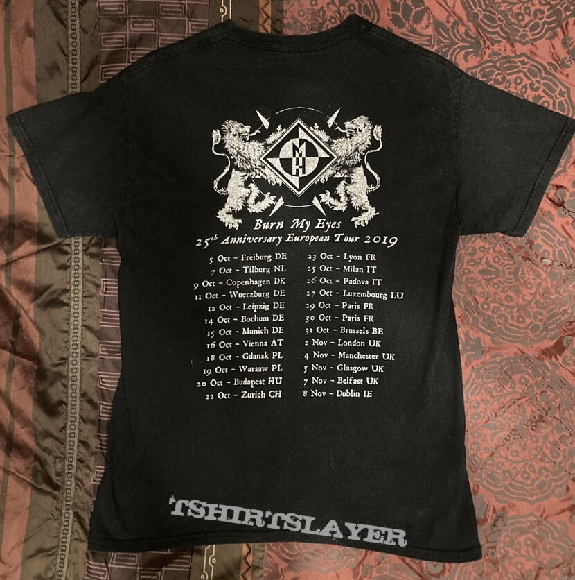 Machine Head Burn my Eyes 25th Anniversary Tour Shirt