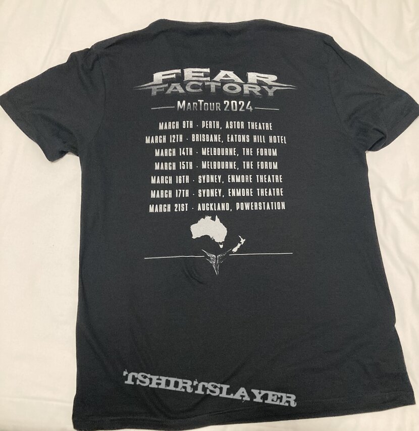 Fear Factory Australia / New Zealand tour shirt
