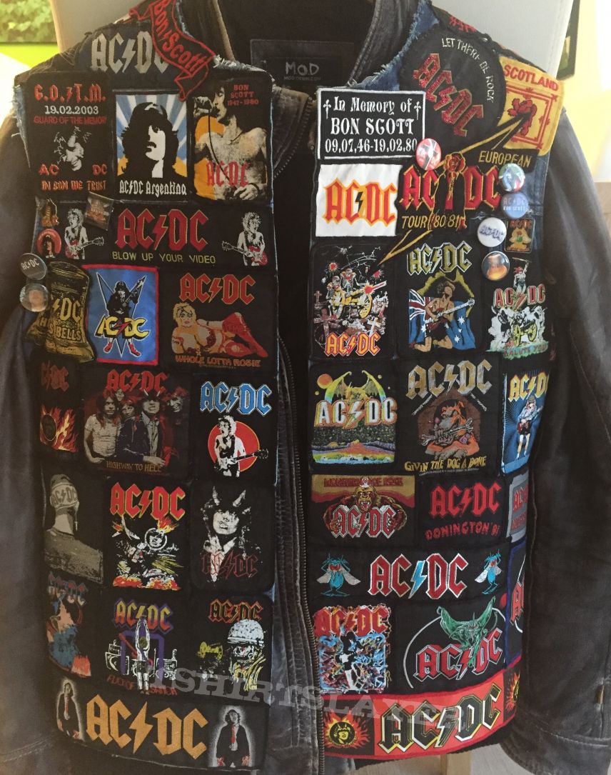 AC/DC Tribute vest | TShirtSlayer TShirt and BattleJacket Gallery