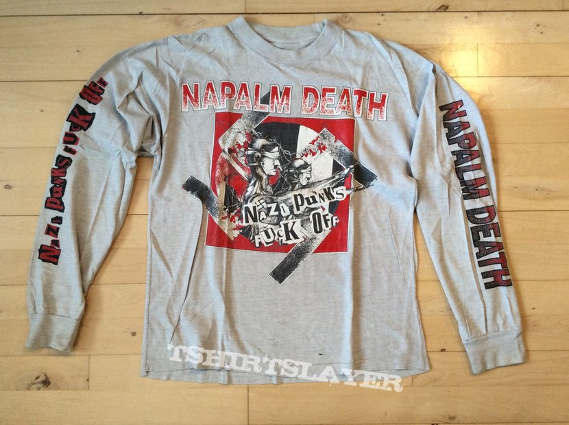 Napalm Death Nazi Punks - Long sleeve