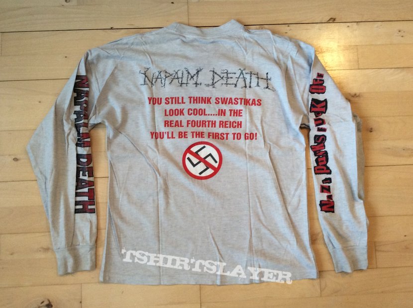 Napalm Death Nazi Punks - Long sleeve