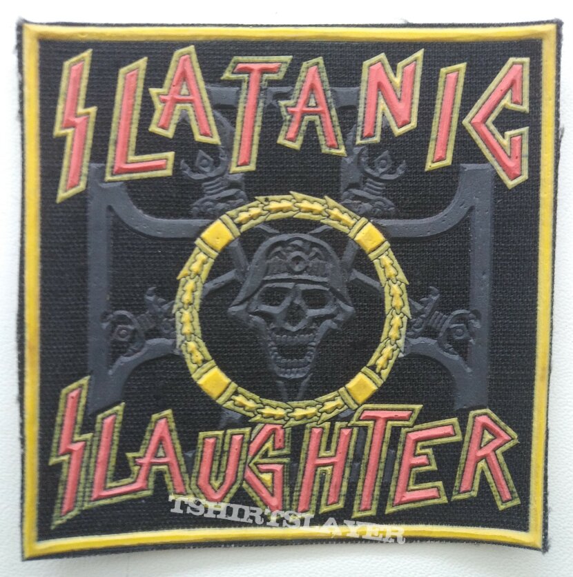 Slayer Satanic Slaughter rubber patch