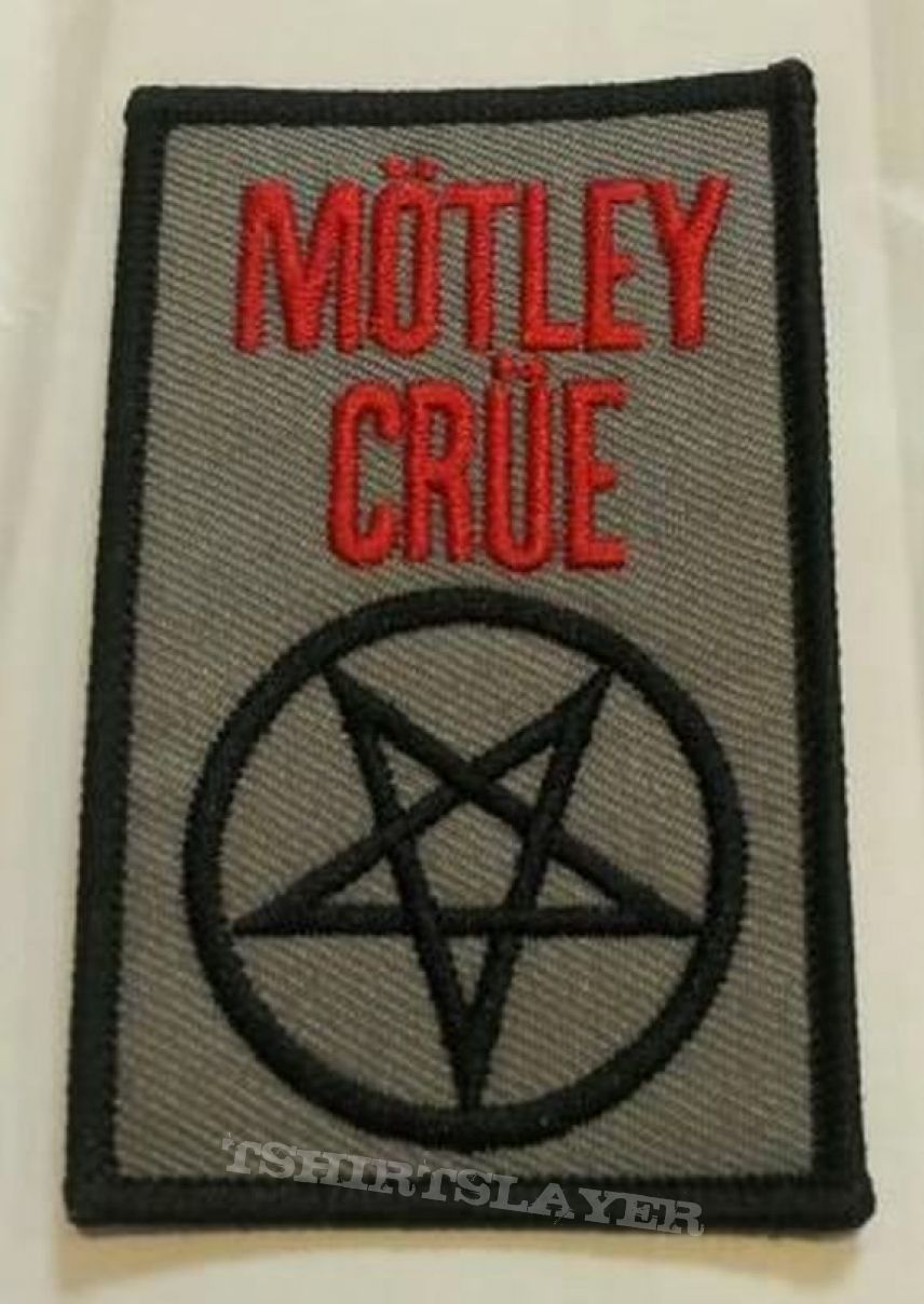 Mötley Crüe MOTLEY CRUE small pentagram patch