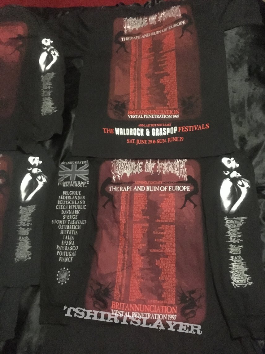 Cradle of Filth Rape &amp; Ruin Shirts 