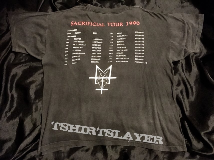 Deicide-Original Sacrificial Tour Shirt