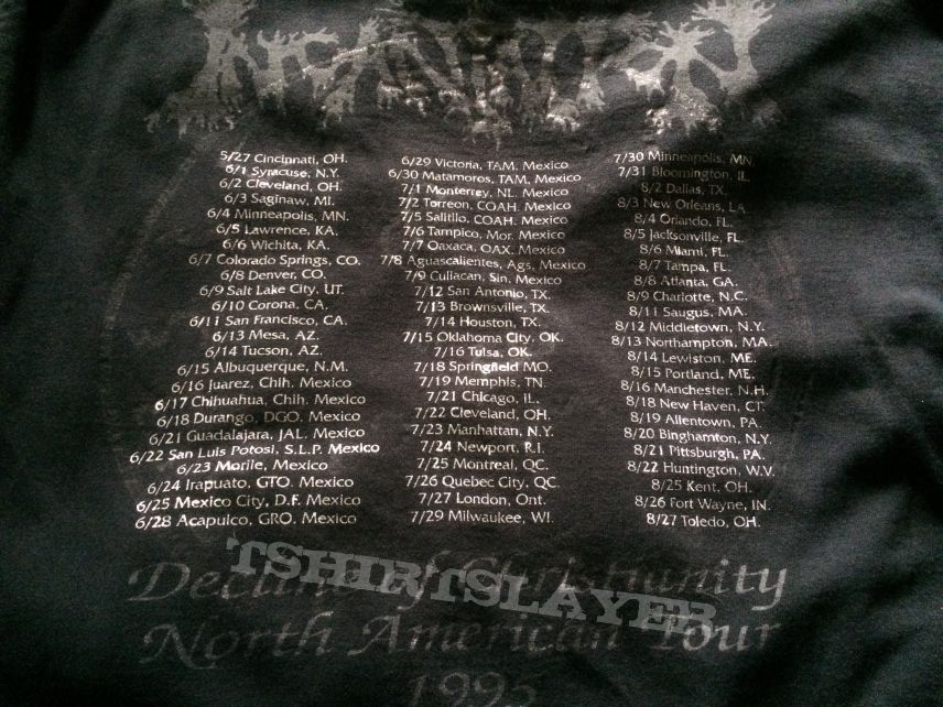 Incantation Mortal Throne Tour LS With Dates