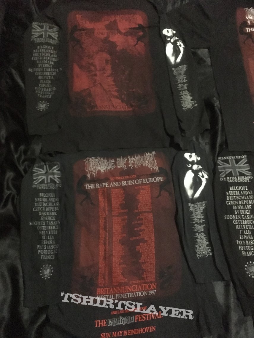 Cradle of Filth Rape &amp; Ruin Shirts 