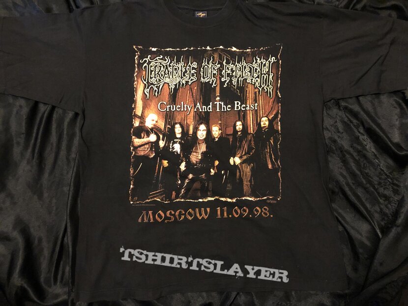 Cradle Of Filth Cruelty And The Beast Moscow Promo Shirt