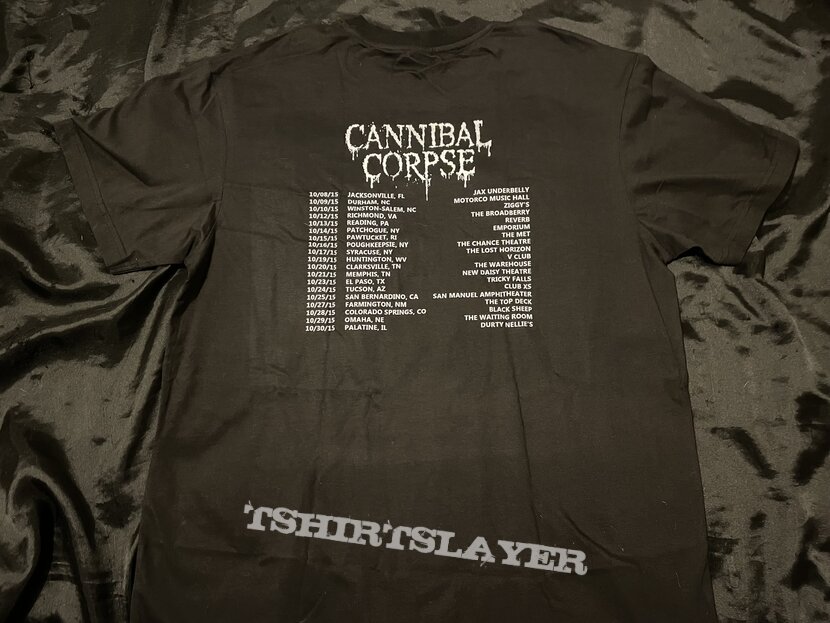 Cannibal Corpse Tour Shirt 