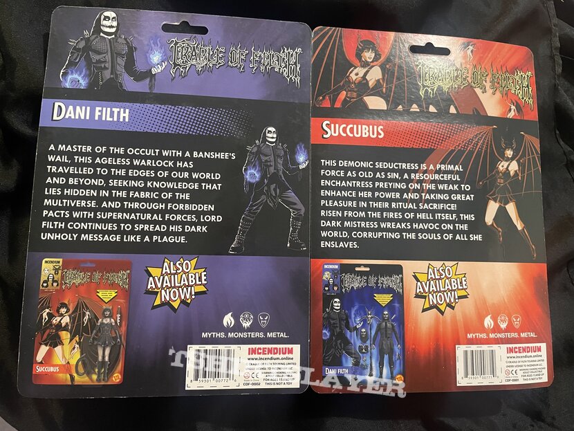 Cradle Of Filth Dani &amp; Succubus Figures