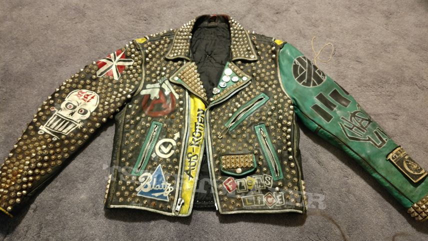 Filth my old punk leather jacket