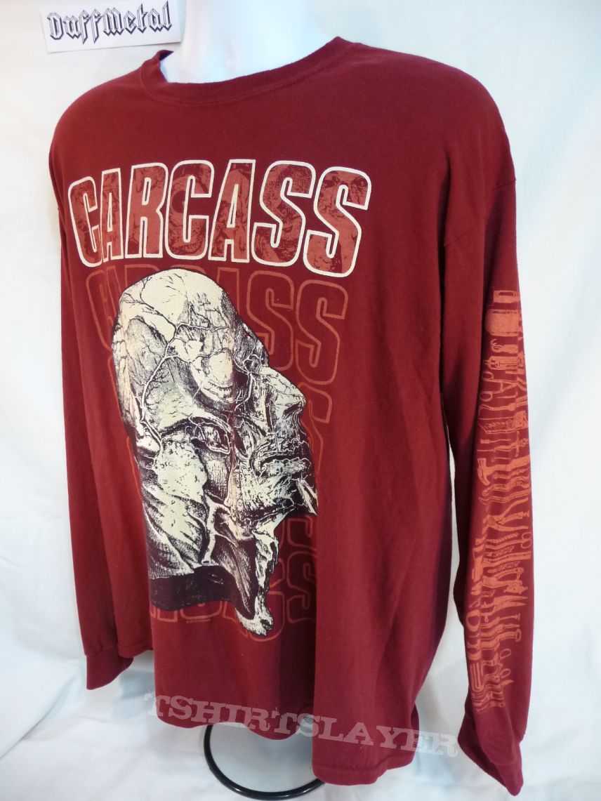 Carcass Long Sleeve, XL, Dark Red