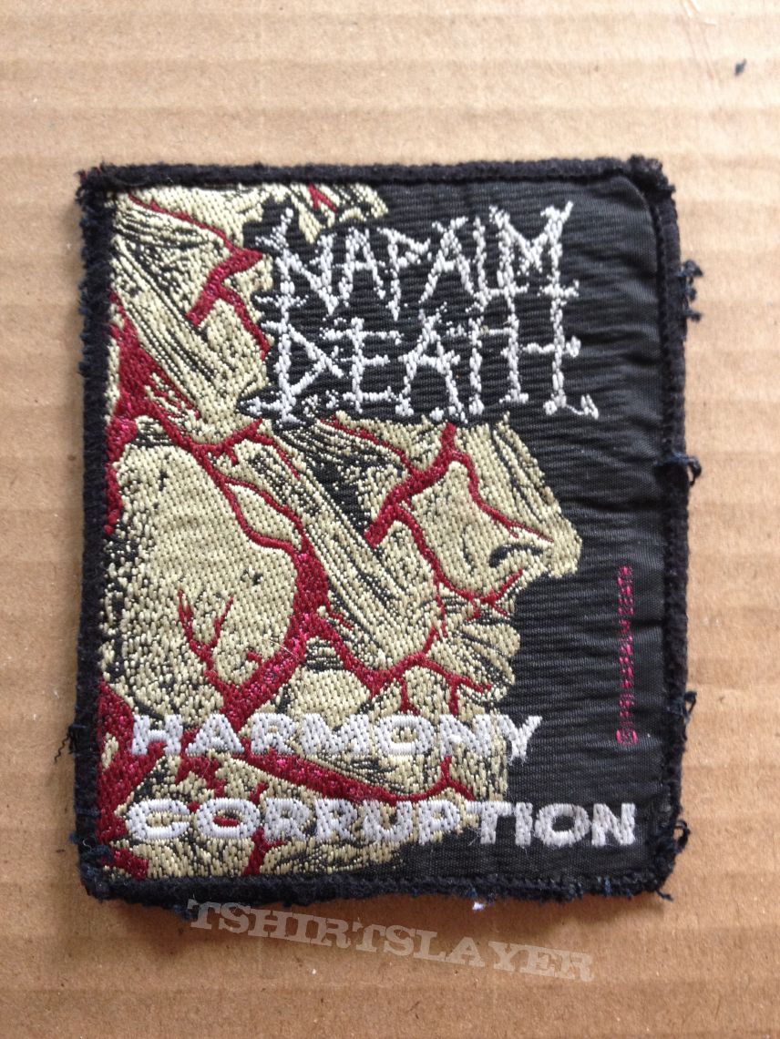 Vintage Napalm Death patch, 1991