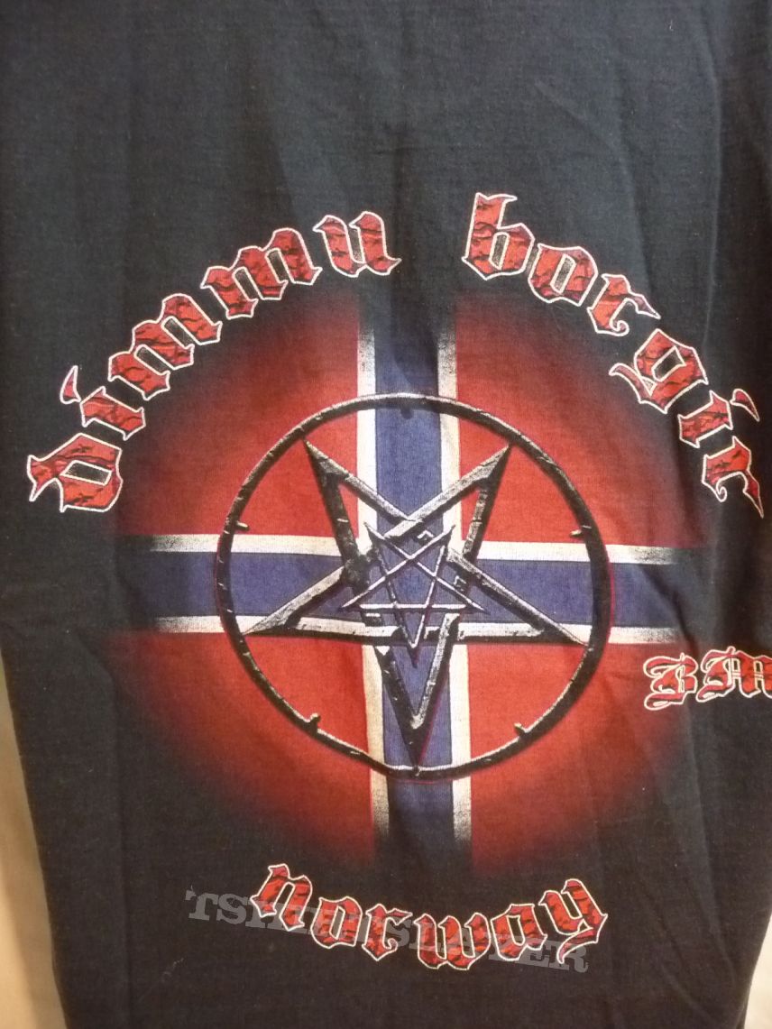 Dimmu Borgir T-shirt, pocket logo, 2-sided, LARGE, black metal