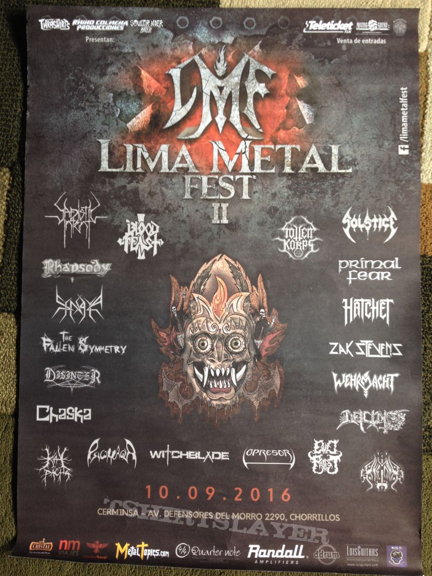 Wehrmacht Lima Metal Fest Poster