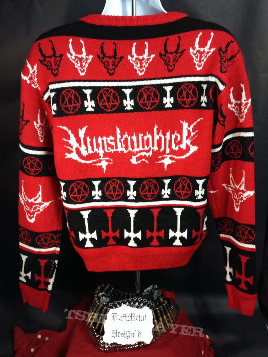 NunSlaughter ugly Christmas Sweater | TShirtSlayer TShirt and BattleJacket  Gallery