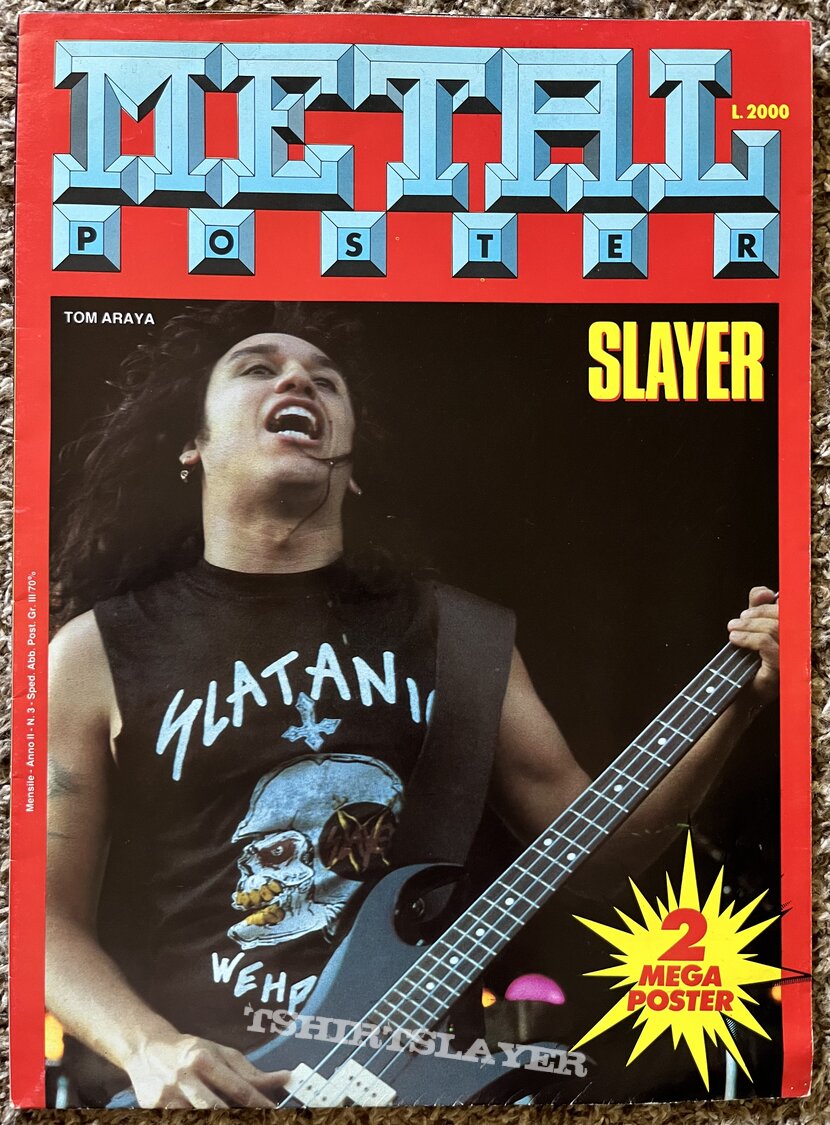 SLAYER- magazine covers