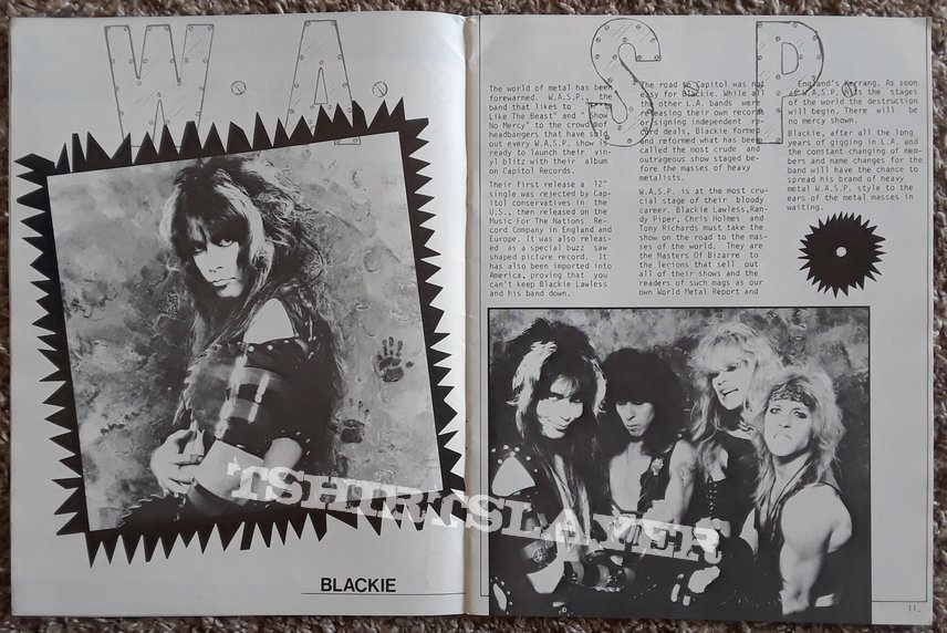 W.A.S.P.- posters/mags/features/etc.