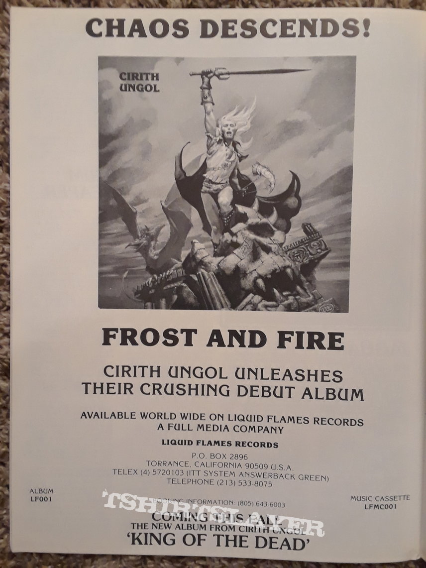 CIRITH UNGOL- posters/mags/pics