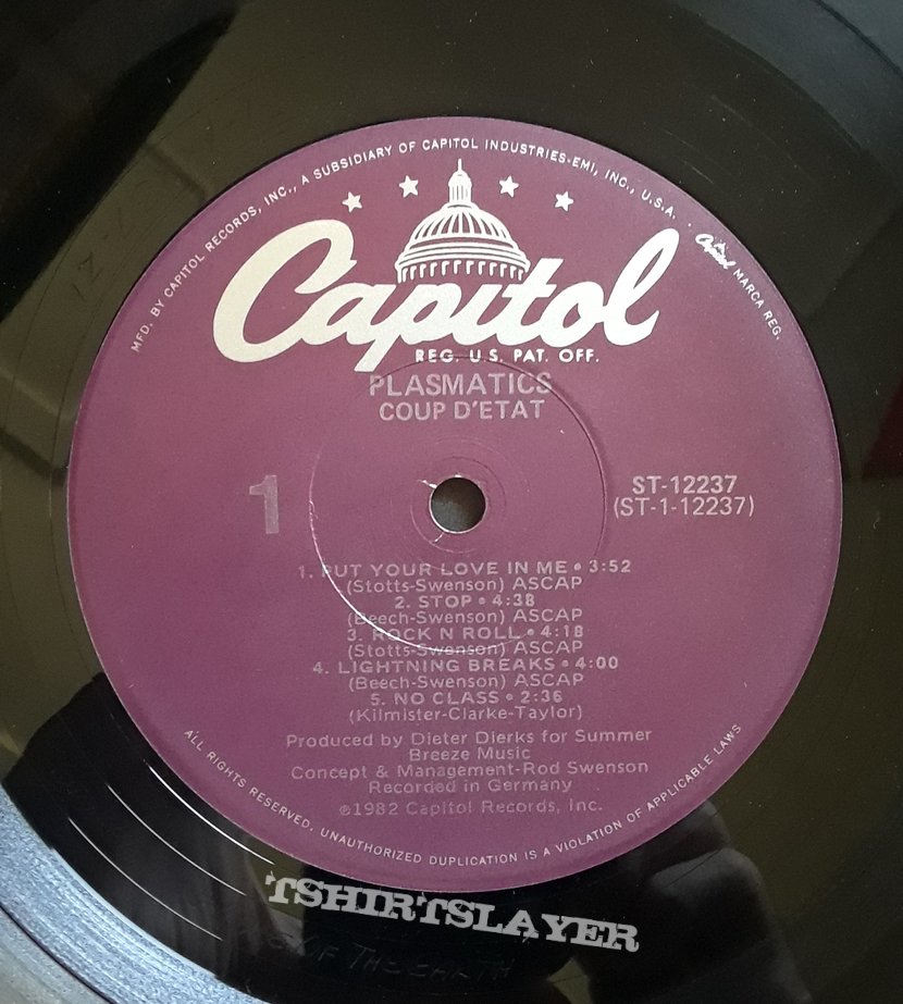 PLASMATICS- media/press/posters PLASMATICS- media/press/posters