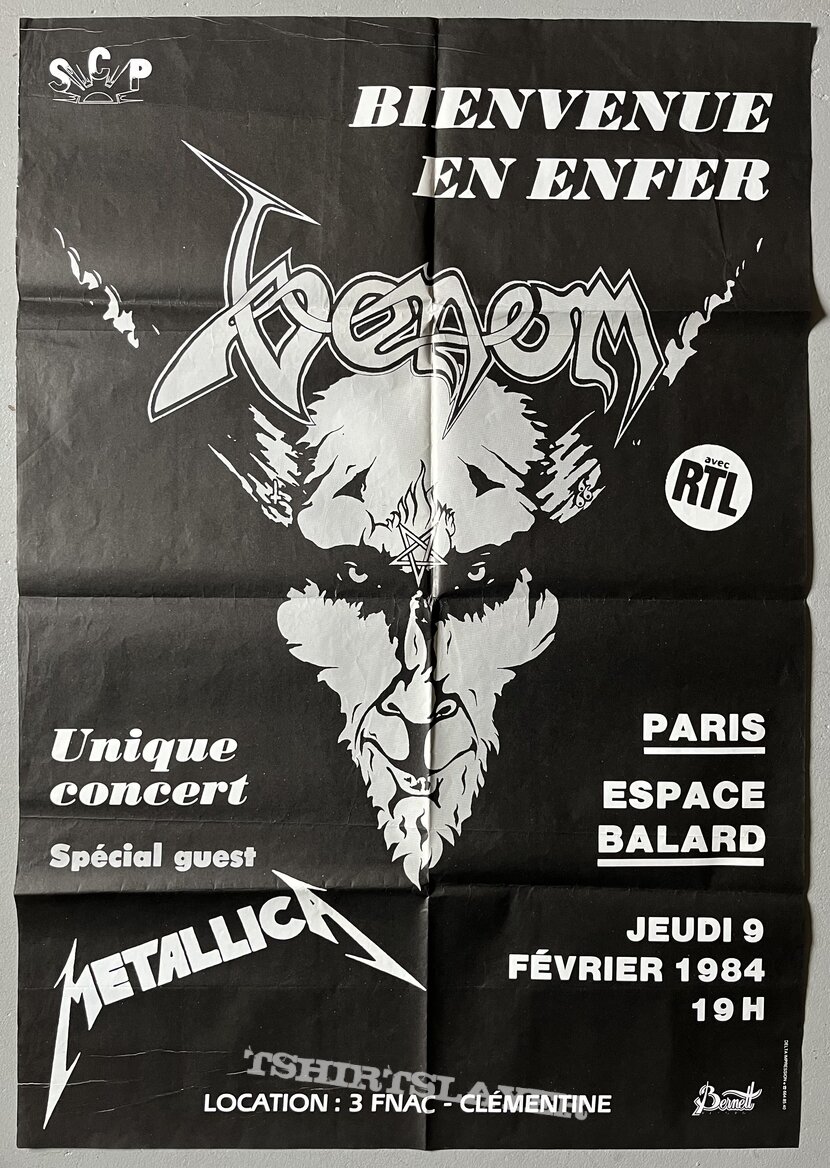 VENOM- concert promos/store posters