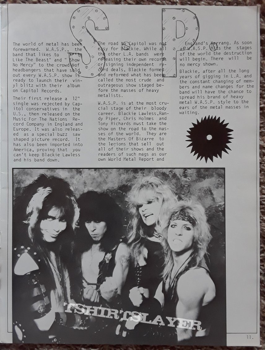 W.A.S.P.- posters/mags/features/etc.