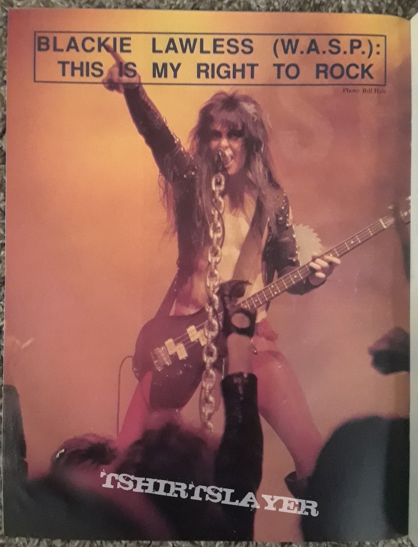 W.A.S.P.- posters/mags/features/etc.