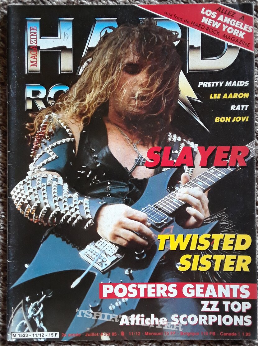 SLAYER- magazine covers