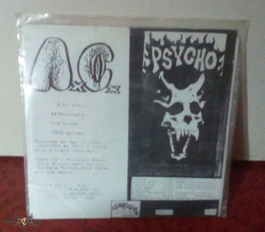 A.C. anal cunt / psycho split 7&quot;