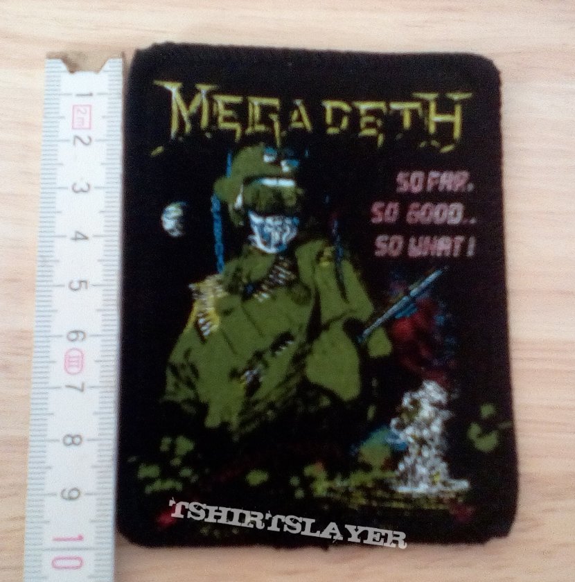 megadeth - patch - so far so good so what