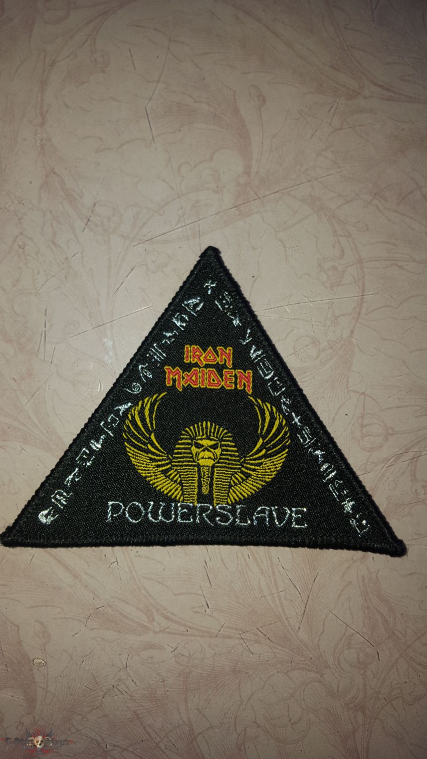 Iron Maiden &quot;Powerslave&quot; triangle patch lim. Edition 