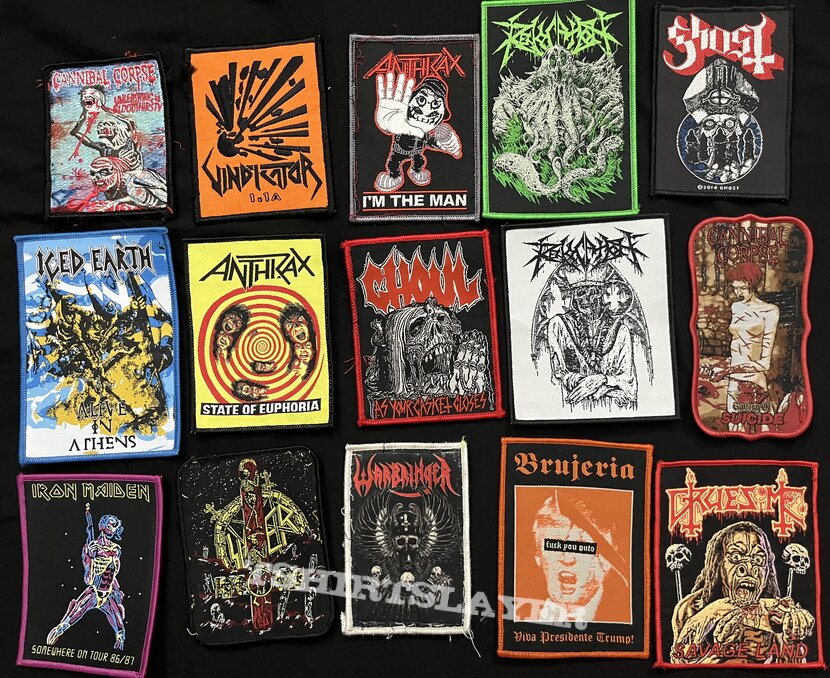 Iron Maiden Rectangle patches 