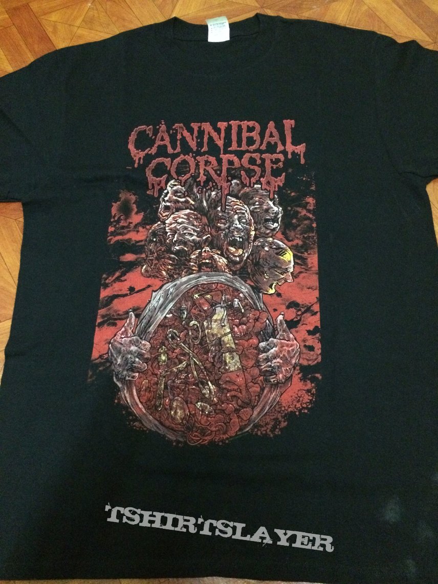 Cannibal corpse Evisceration plague 2002 tour shirt,cannibal corpse hoodie razamataz copyright