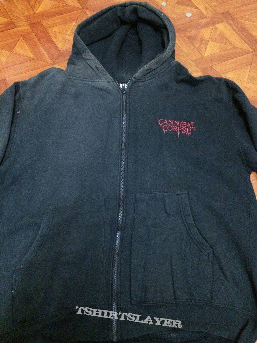 Cannibal corpse Evisceration plague 2002 tour shirt,cannibal corpse hoodie razamataz copyright