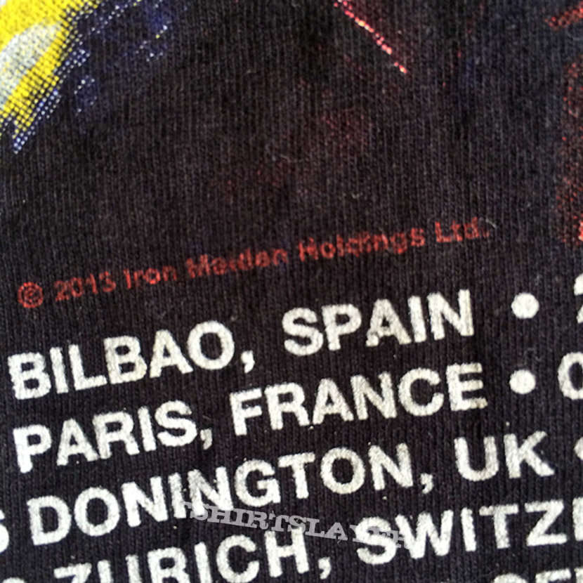 Iron Maiden &quot;Maiden England&quot; tour shirt 2013