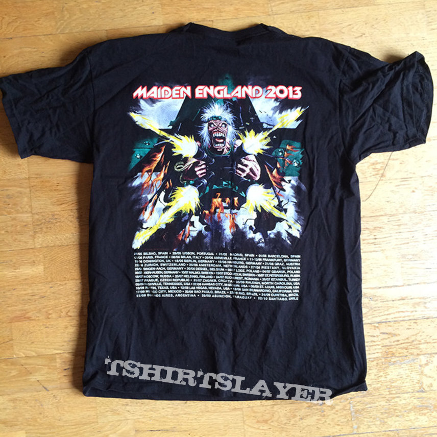 Iron Maiden &quot;Maiden England&quot; tour shirt 2013