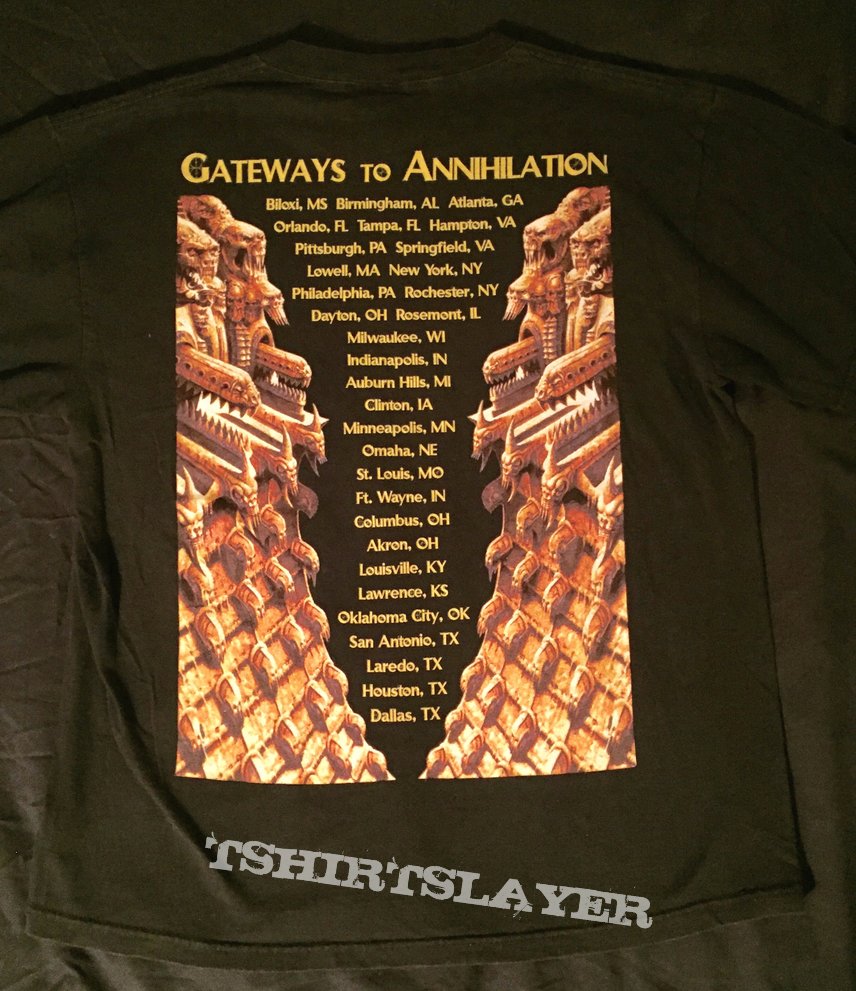 Morbid Angel &#039;Gateways to Annihilation&#039; Tour shirt