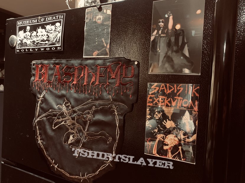 Blasphemy Sadistik Exekution King Diamond Black Metal Fridge of Fukking Hell 