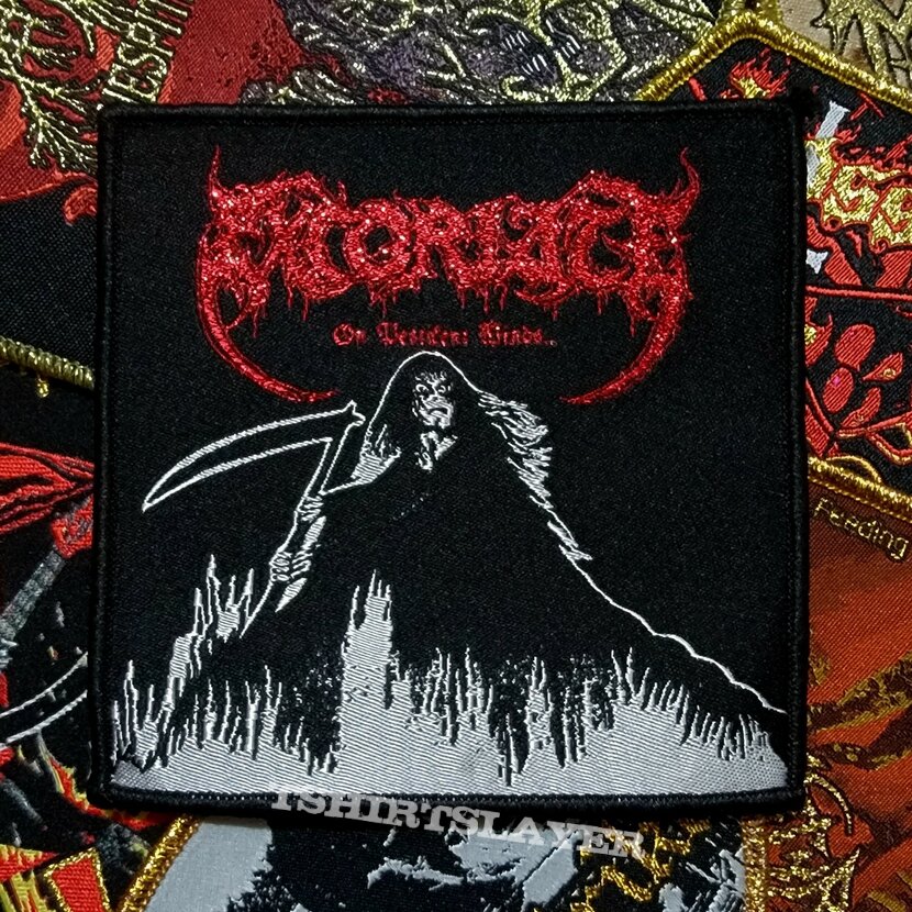 Excoriate - On Pestilent Winds woven patch